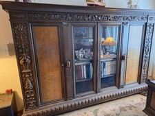 Herrenzimmer Schrank, Schreibtisch und Sessel