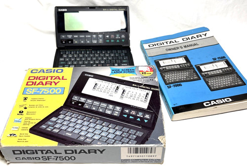 Casio 7500 digital - casio, diary