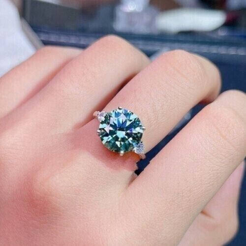 Blauer diamant ct - diamant, ring