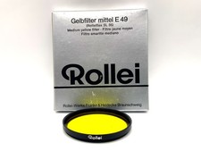Rollei Farbfilter E49 gelb mittel medium yellow (Rolleiflex SL 35) in OVP 49mm