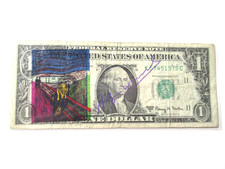 a) ANDY WARHOL: US 1$ BANKNOTE