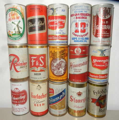 Schöne stahl bierdosen - 15,