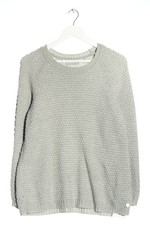 GWYNEDDS Grobstrickpullover Damen Pullover Gr. DE 38 hellgrau Casual-Look