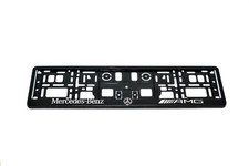 2x Kennzeichenhalter für