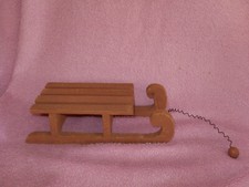 Alter Schlitten  Winter Deko Weihnachten braun natur Holzschlitten Dekoschlitten