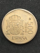 500 PESETAS MÜNZE, SPANIEN