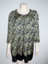 Satin Longshirt Tunika My Line Kleid  Gr. 46-48-50  XL XXL NEU