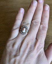 585 Rose Gold Ring mit Muschel