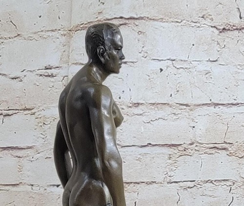Bronze frau mann - frau, &