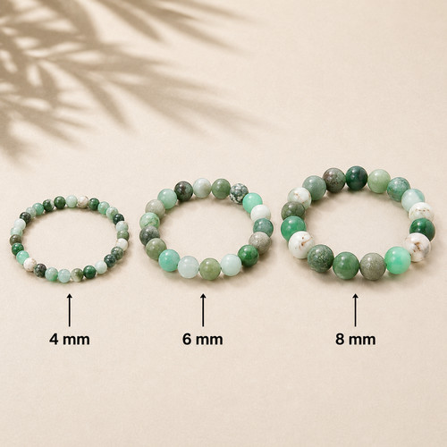 Chrysopras edelstein armband - chrysopras,