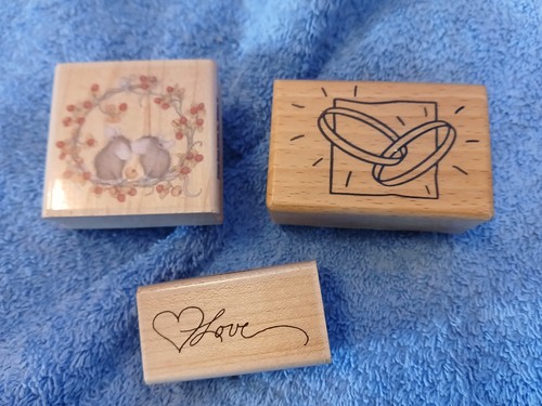 Stempel holz motiv liebe - stempel,