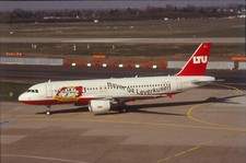 Dia D-ALTC Airbus A320-214 LTU Flugzeug 35mm ungerahmt O91-2-2