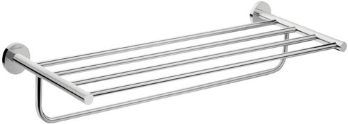 Ablage mit haken von hansgrohe - ablage,