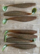 7 Fox Rage Pro Shad 23cm Motoroil Gummifisch Big Bait Hecht Pike Köder Neu