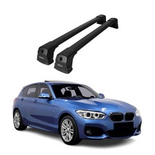 Dachträger Grundträger für BMW 1er F20 F21 3tür 5tür 2012-2019 Alu Schwarz 2x
