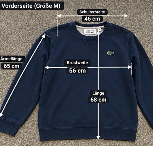 Lacoste herren pullover blau - herren,