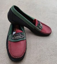 Mokassin Woodstone Gr.40 / 39 Leder Halbschuhe 