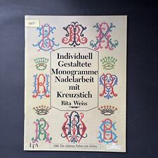 Individuell Gestaltete Monogramme I Kreuzstich I DMC I Rita Weiss