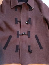 Dufflecoat Wolle braun, 40/42, terre et mer