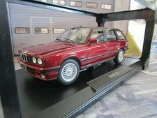 BMW 3er Reihe E30 325i Touring Kombi 1991 red rot met 183218 RAR Norev 1:18 