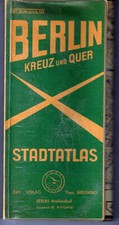 BERLIN KREUZ & QUER Jeby Bord Atlas ca. 1959