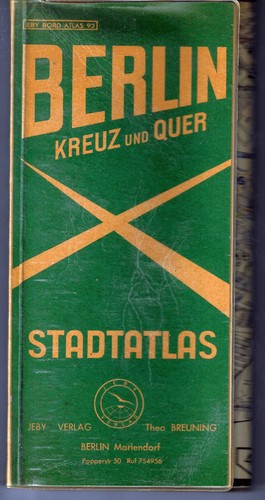 Berlin kreuz quer jeby - berlin, bord
