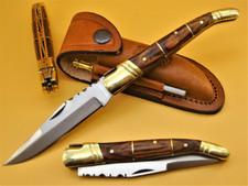 Taschenmesser Laguiole Campingmesser Jagdmesser Holzgriff Edelstahl  22cm   (T2)