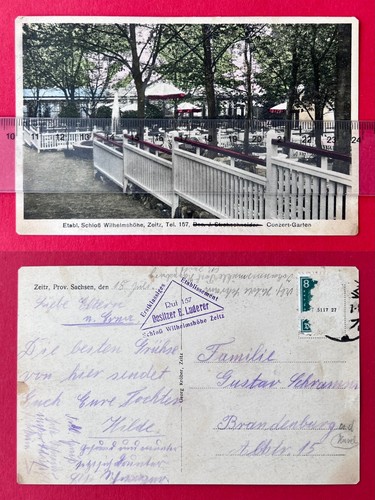Zeitz 1927 etablissement - um,