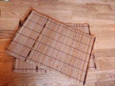 Natur bambus platzset - bambus,