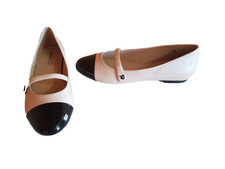 Caprice damen leder ballerina - leder,