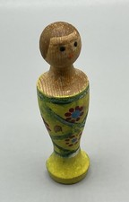 Antike Holz Puppe Fatschenkind