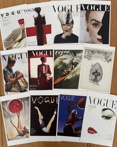 Vogue magazin postkarten - 12,