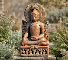 Buddha statue steinguss 94cm - steinguss,