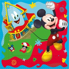Mickey Mouse Micky Maus Rock House 20 Stück Servietten 33cm Geburtstag