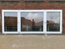 Fenster Kunststofffenster 3-Flügel Kippfenster 1375x3400x60mm 47507