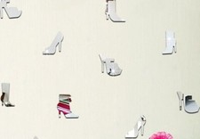 Schuhe spiegel 13er set deko - schuhe,