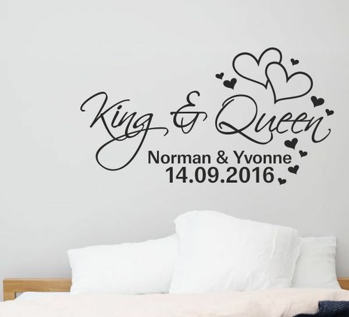 Wandtattoo wand aufkleber king - aufkleber,