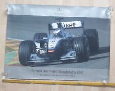 Häkkinnen West McLaren Mercedes Poster 2001