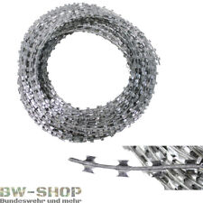 BUNDESWEHR STACHELDRAHT 50m NATODRAHT METALL VERZINKT BW KLINGENDRAHT S-DRAHT