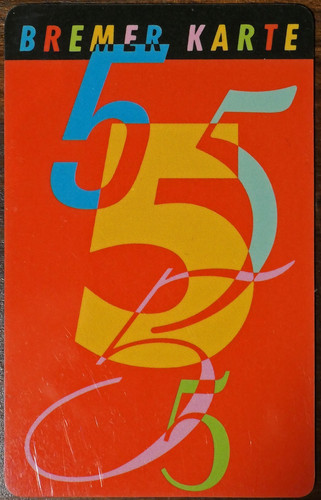 Bremer karte bsag 45 - bremer, nr.