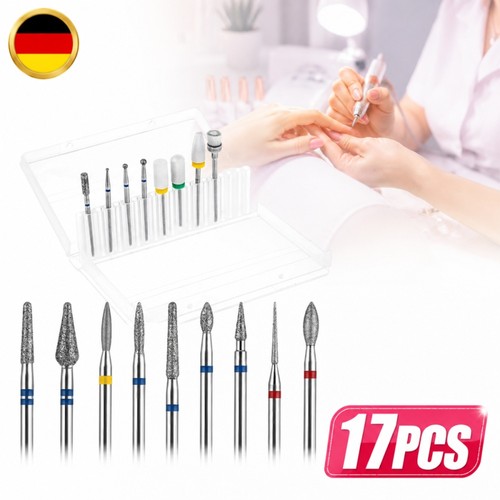 Nagelfräser bit set 17tlg - nagelfräser,