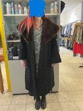 Saga Persianer Pelzmantel schwarz Gr. 40