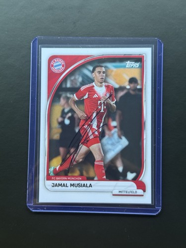 Jamal musiala signed topps - musiala,