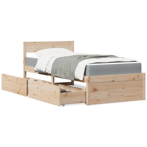Massivholz einzelbett mit - einzelbett,