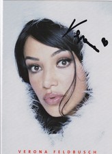 Verona Feldbusch, mit Autogramm