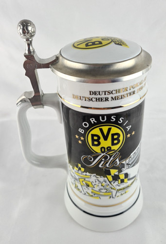 Porzellan bierkrug mit - porzellan,