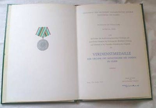 Ddr verdienstmedaille - ddr,