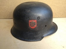 Stahlhelm Feuerwehr Luftschutz Ausrüstung alt keine Wehrmacht Deko 