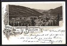 Lithographie St. Blasien