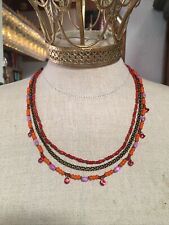 Konplott Kette "Gipsy Sport"  Swarovski ? Steine Steine Orange Rot Rosa neu